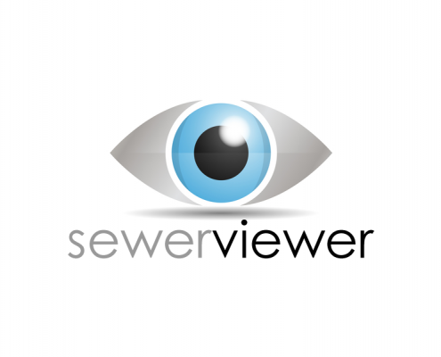 Drainage company logo design Sewer Viewer