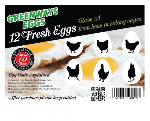 Greenways Eggs product packaging designs