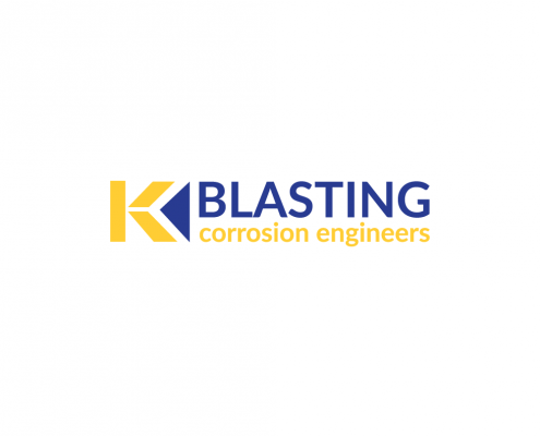 Devon shotblast company logo design Kblasting