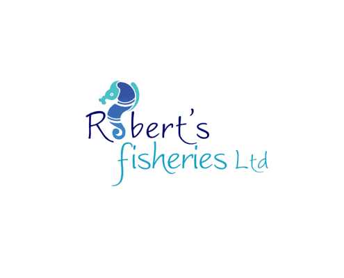 Devon company logo design for Robert's Fisheries in Brixham