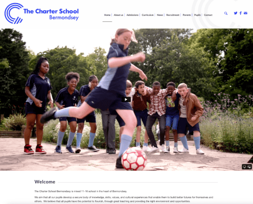 The Charter School Bermondsey Redesign and Rebranding