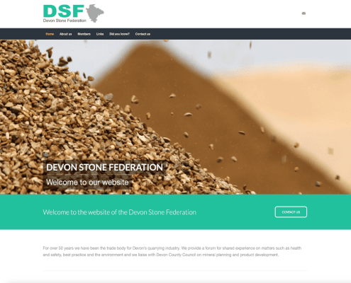 Devon Stone Federation Website Design