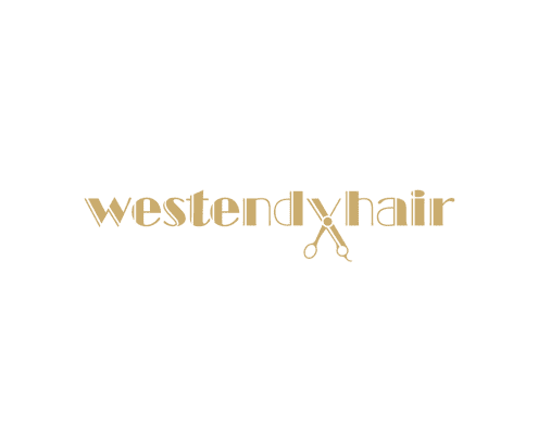 Torquay hair salon logo design for westend.hair